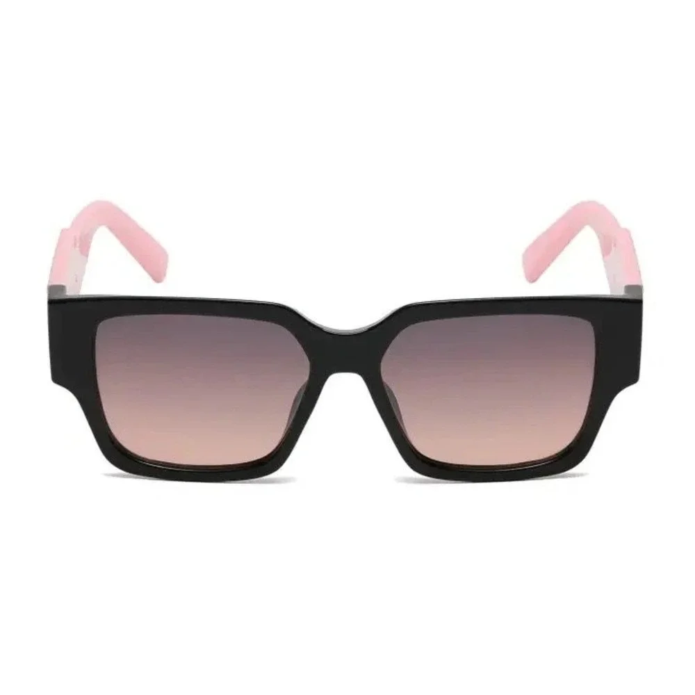 Mens Square Sunglasses Black Pink Frame Retro Style Hip Hop‎ Cholo Rapper Shades